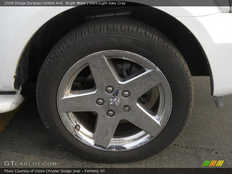 Bright White / Dark/Light Slate Gray 2008 Dodge Durango Limited 4x4