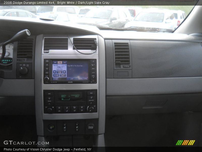 Bright White / Dark/Light Slate Gray 2008 Dodge Durango Limited 4x4