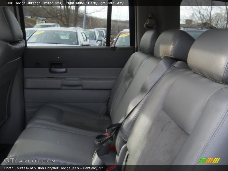 Bright White / Dark/Light Slate Gray 2008 Dodge Durango Limited 4x4