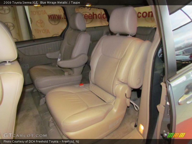 Blue Mirage Metallic / Taupe 2009 Toyota Sienna XLE