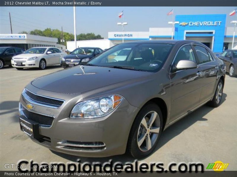 Mocha Steel Metallic / Ebony 2012 Chevrolet Malibu LT