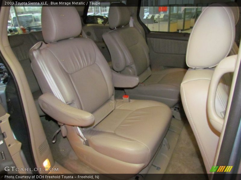 Blue Mirage Metallic / Taupe 2009 Toyota Sienna XLE