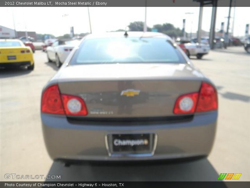 Mocha Steel Metallic / Ebony 2012 Chevrolet Malibu LT