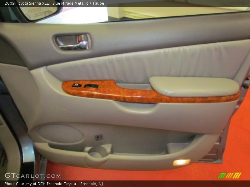 Blue Mirage Metallic / Taupe 2009 Toyota Sienna XLE