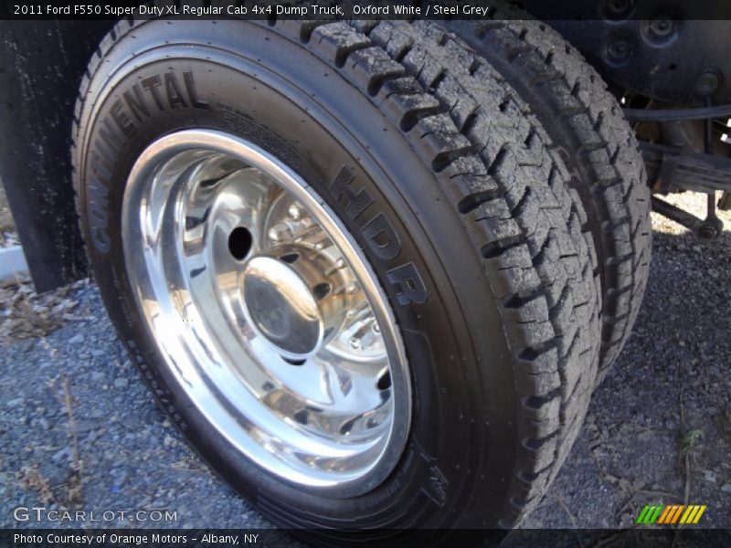 Oxford White / Steel Grey 2011 Ford F550 Super Duty XL Regular Cab 4x4 Dump Truck