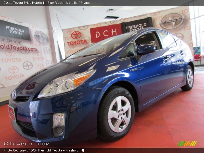 Blue Ribbon Metallic / Bisque 2011 Toyota Prius Hybrid II