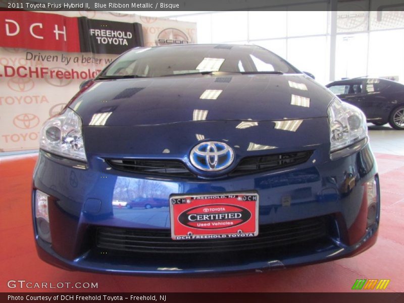 Blue Ribbon Metallic / Bisque 2011 Toyota Prius Hybrid II