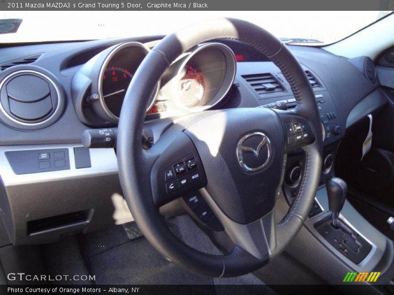 Graphite Mica / Black 2011 Mazda MAZDA3 s Grand Touring 5 Door