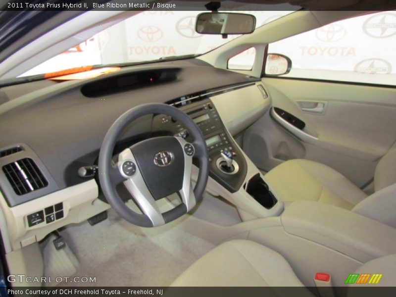 Blue Ribbon Metallic / Bisque 2011 Toyota Prius Hybrid II