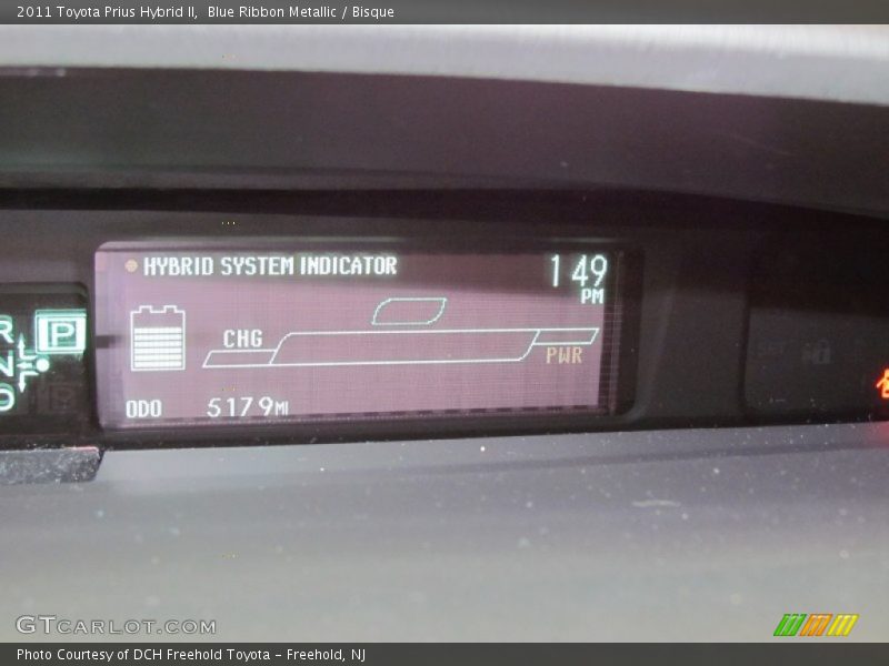 Blue Ribbon Metallic / Bisque 2011 Toyota Prius Hybrid II