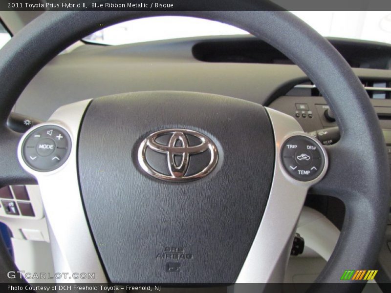 Blue Ribbon Metallic / Bisque 2011 Toyota Prius Hybrid II