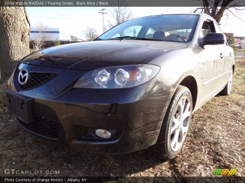 Black Mica / Black 2009 Mazda MAZDA3 i Touring Sedan