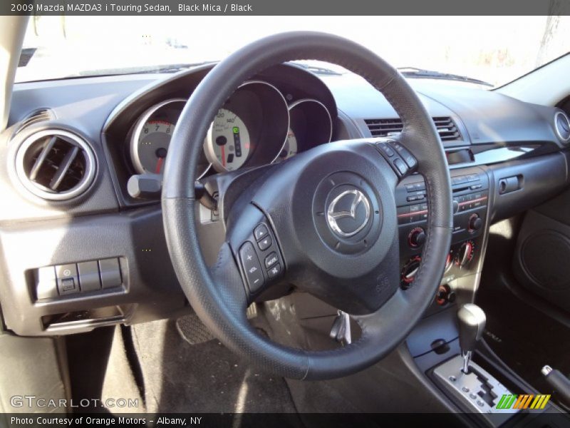 Black Mica / Black 2009 Mazda MAZDA3 i Touring Sedan