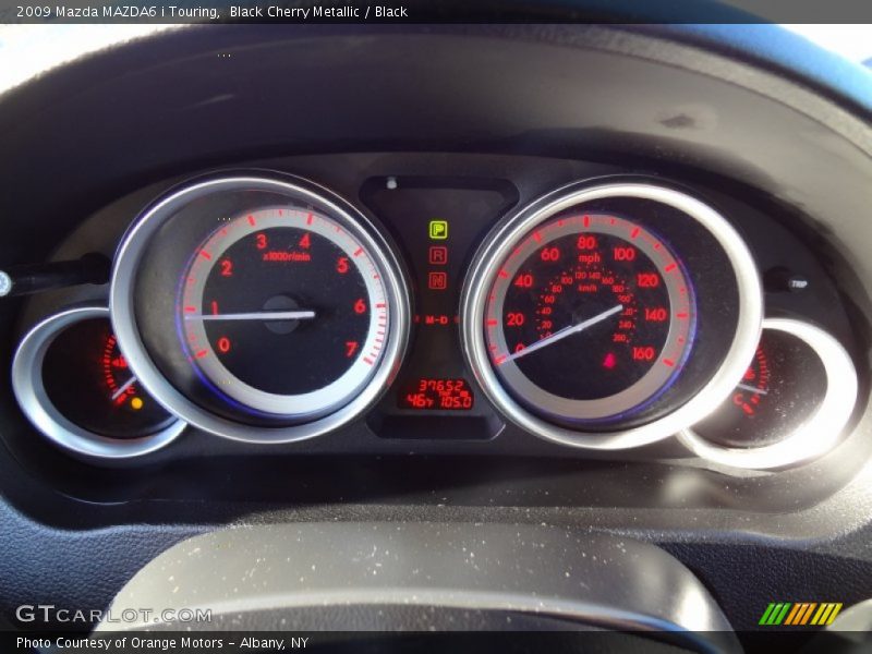 Black Cherry Metallic / Black 2009 Mazda MAZDA6 i Touring