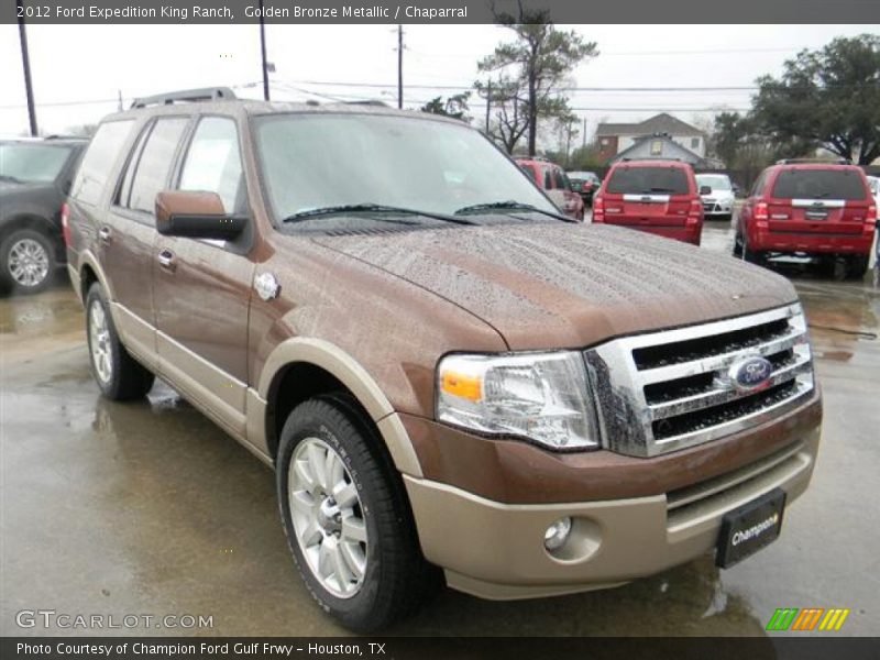 Golden Bronze Metallic / Chaparral 2012 Ford Expedition King Ranch