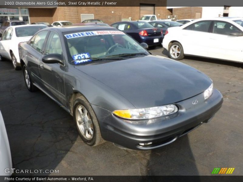 Steel Gray Metallic / Pewter 2003 Oldsmobile Alero GLS Sedan