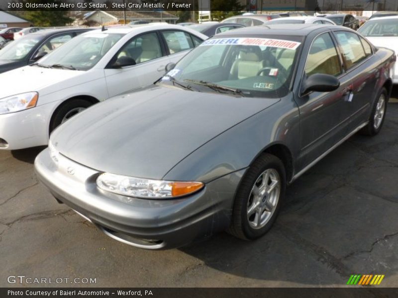 Steel Gray Metallic / Pewter 2003 Oldsmobile Alero GLS Sedan