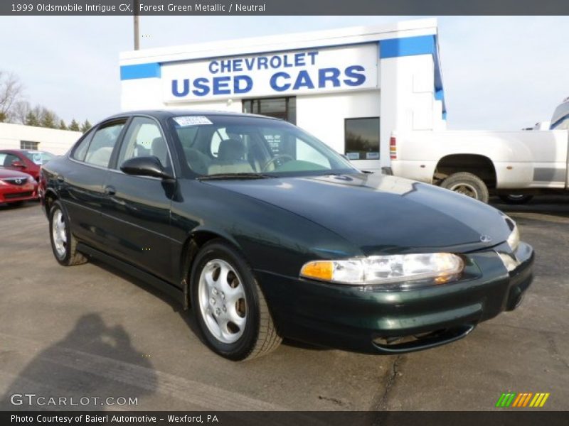 Forest Green Metallic / Neutral 1999 Oldsmobile Intrigue GX