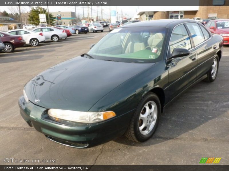 Forest Green Metallic / Neutral 1999 Oldsmobile Intrigue GX