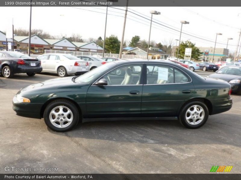 Forest Green Metallic / Neutral 1999 Oldsmobile Intrigue GX