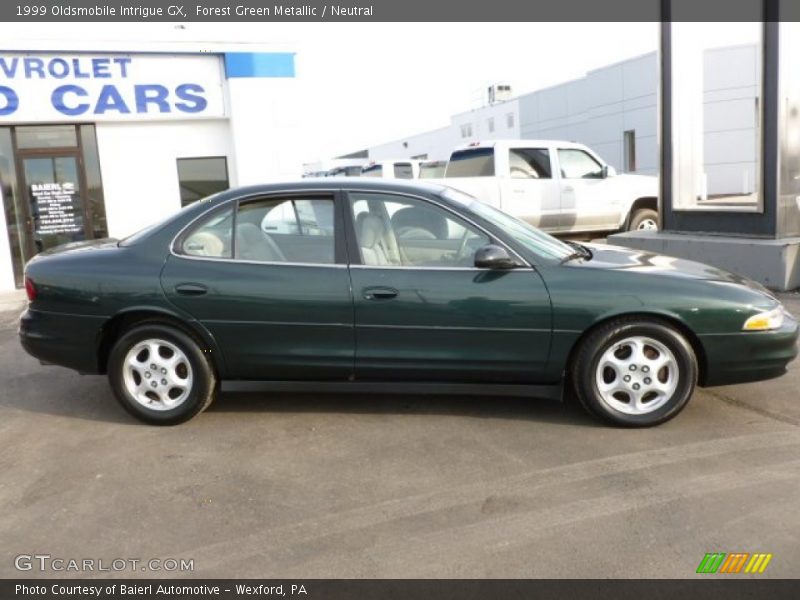 Forest Green Metallic / Neutral 1999 Oldsmobile Intrigue GX