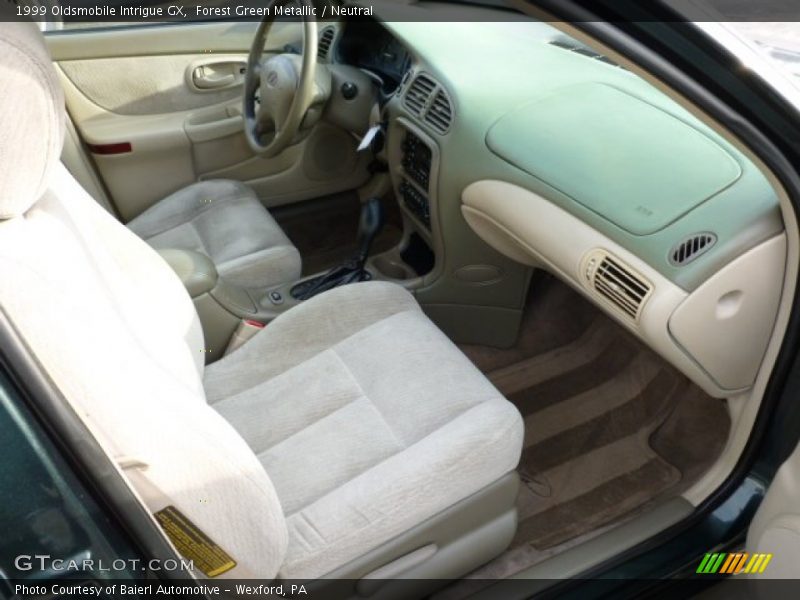 Forest Green Metallic / Neutral 1999 Oldsmobile Intrigue GX