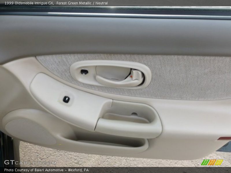 Forest Green Metallic / Neutral 1999 Oldsmobile Intrigue GX