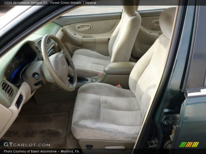 Forest Green Metallic / Neutral 1999 Oldsmobile Intrigue GX