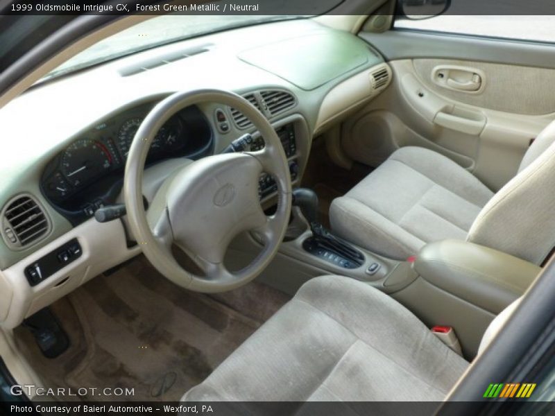 Forest Green Metallic / Neutral 1999 Oldsmobile Intrigue GX