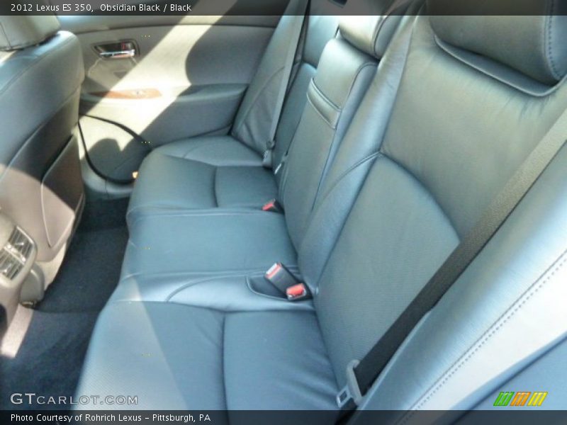 Obsidian Black / Black 2012 Lexus ES 350
