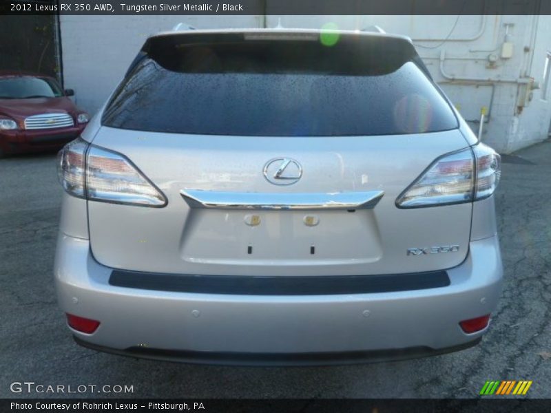 Tungsten Silver Metallic / Black 2012 Lexus RX 350 AWD