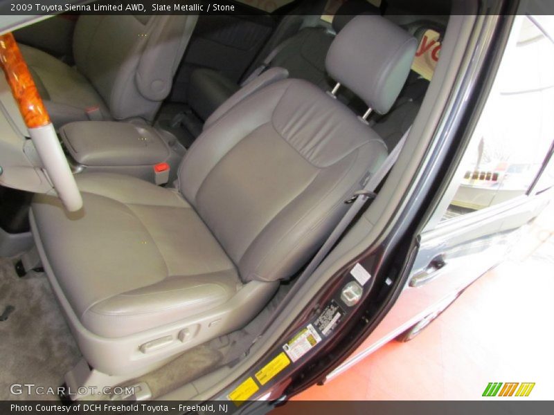 Slate Metallic / Stone 2009 Toyota Sienna Limited AWD