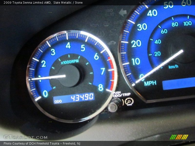 Slate Metallic / Stone 2009 Toyota Sienna Limited AWD