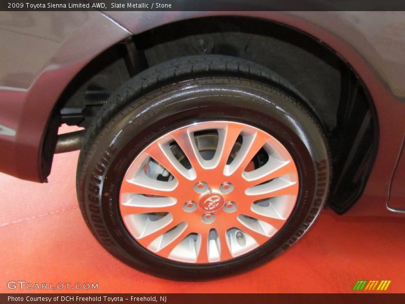Slate Metallic / Stone 2009 Toyota Sienna Limited AWD