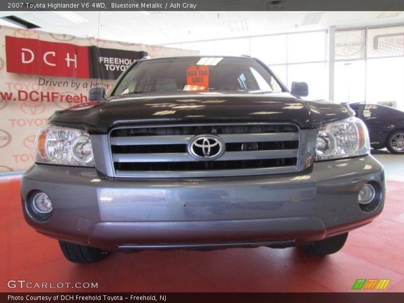 Bluestone Metallic / Ash Gray 2007 Toyota Highlander V6 4WD