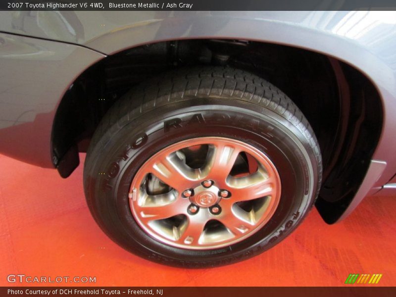 Bluestone Metallic / Ash Gray 2007 Toyota Highlander V6 4WD