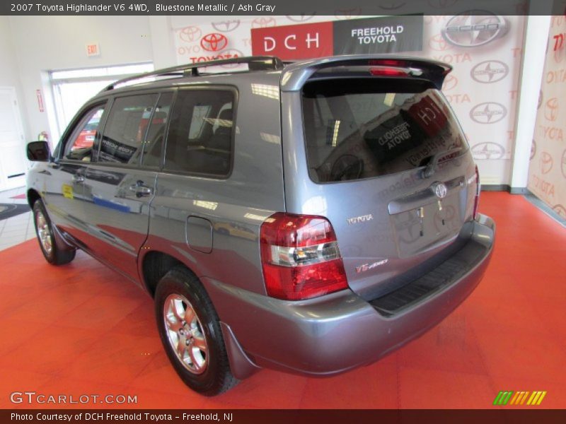 Bluestone Metallic / Ash Gray 2007 Toyota Highlander V6 4WD