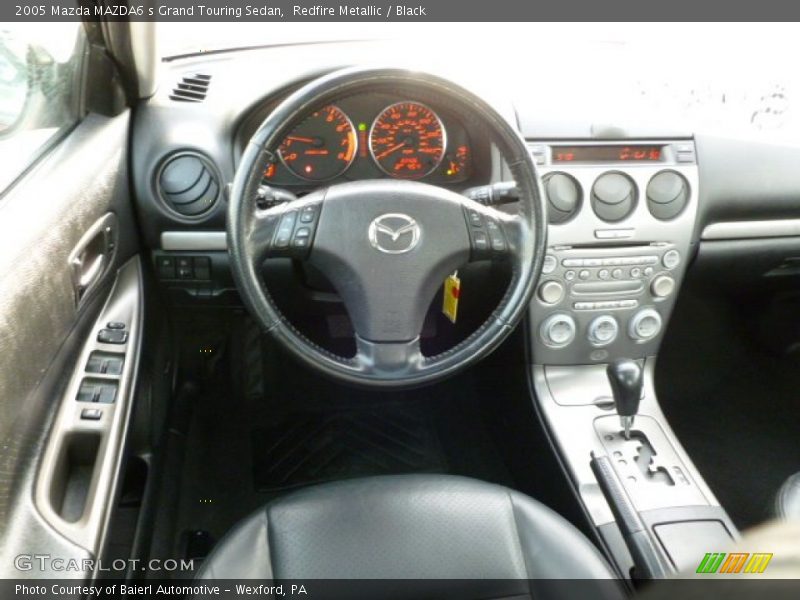 Redfire Metallic / Black 2005 Mazda MAZDA6 s Grand Touring Sedan