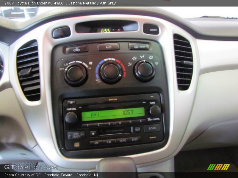 Bluestone Metallic / Ash Gray 2007 Toyota Highlander V6 4WD