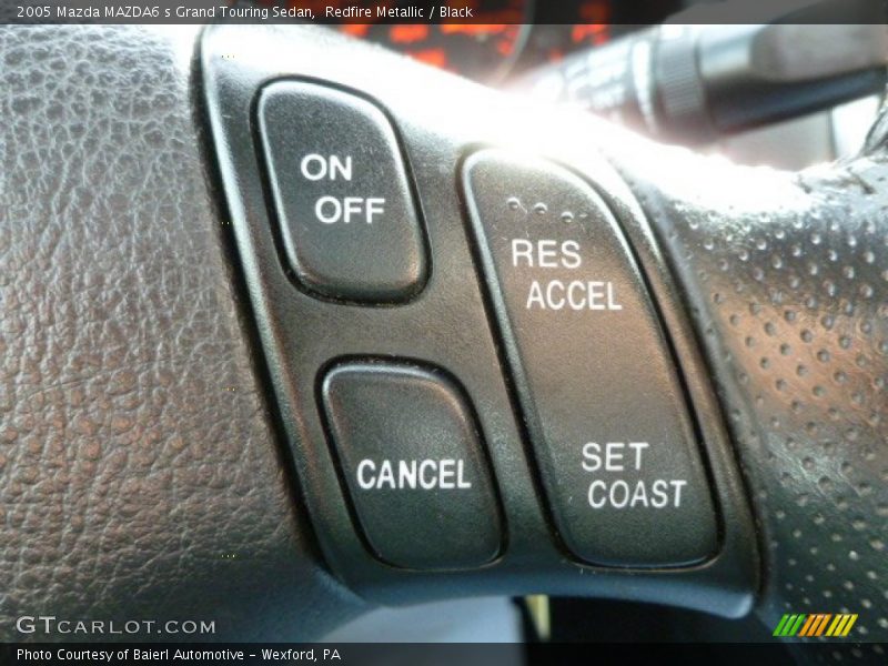 Redfire Metallic / Black 2005 Mazda MAZDA6 s Grand Touring Sedan