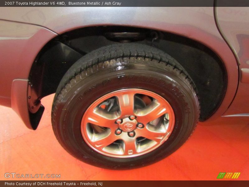 Bluestone Metallic / Ash Gray 2007 Toyota Highlander V6 4WD