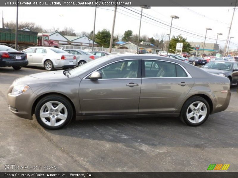 Mocha Steel Metallic / Cocoa/Cashmere 2010 Chevrolet Malibu LS Sedan