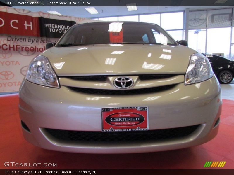 Desert Sand Mica / Taupe 2010 Toyota Sienna LE