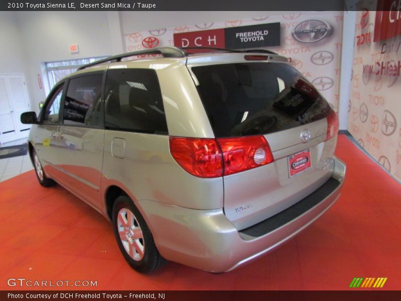 Desert Sand Mica / Taupe 2010 Toyota Sienna LE
