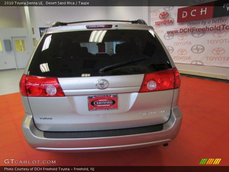 Desert Sand Mica / Taupe 2010 Toyota Sienna LE