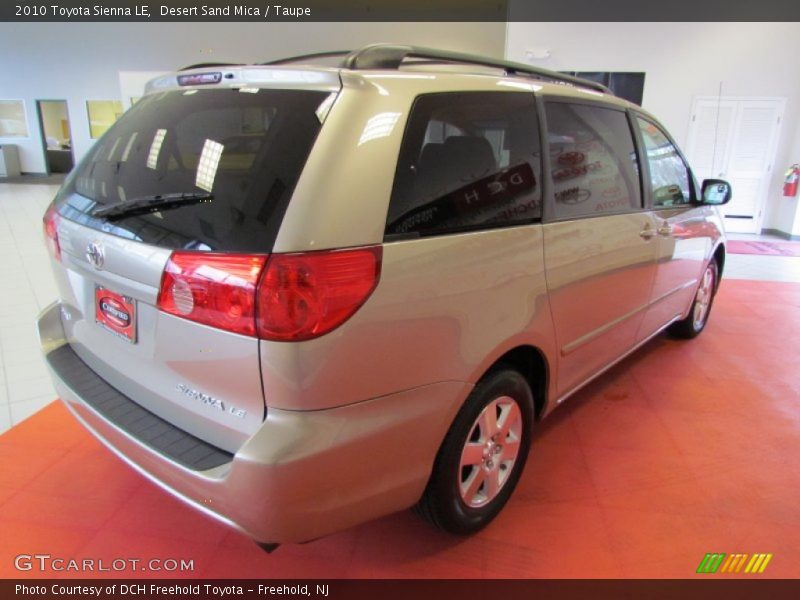 Desert Sand Mica / Taupe 2010 Toyota Sienna LE