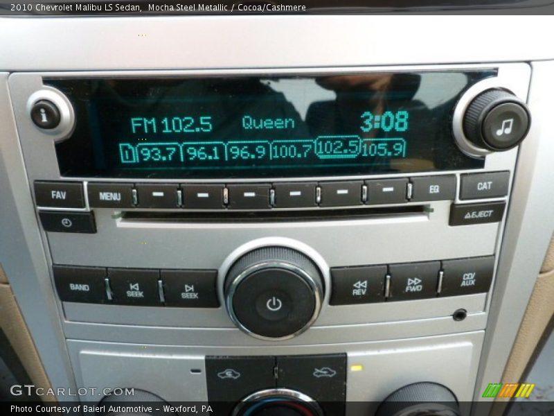 Mocha Steel Metallic / Cocoa/Cashmere 2010 Chevrolet Malibu LS Sedan