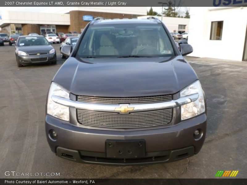 Granite Gray Metallic / Light Gray 2007 Chevrolet Equinox LT AWD