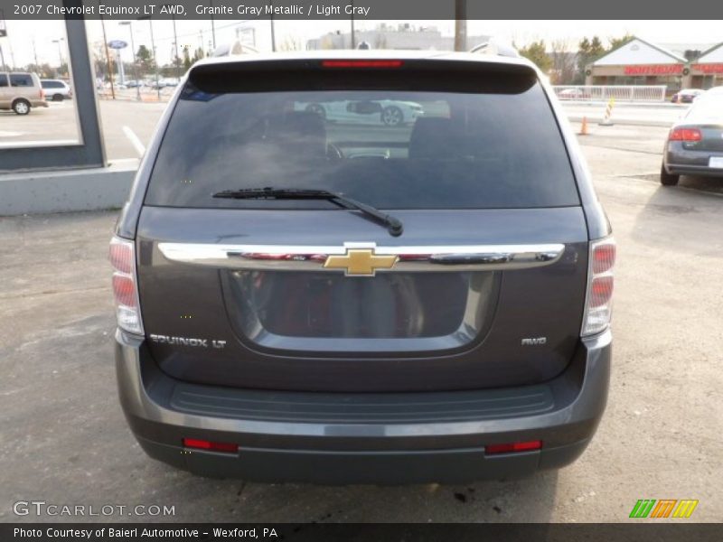 Granite Gray Metallic / Light Gray 2007 Chevrolet Equinox LT AWD