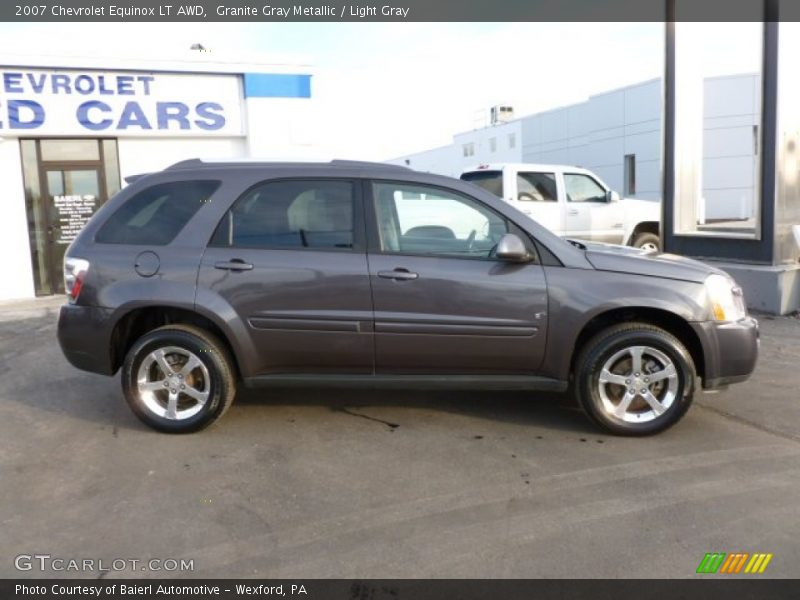 Granite Gray Metallic / Light Gray 2007 Chevrolet Equinox LT AWD